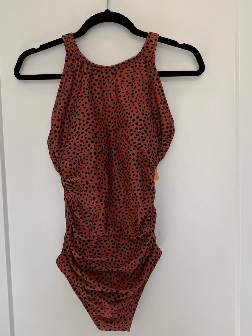 Kona Sol Leopard Print One Piece Swimsuit